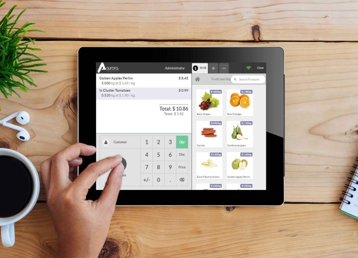 Aurora Solutions Aurora POS Point of sale